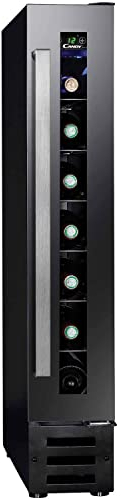 Candy 7 Bottle Capacity Single Zone Built in Wine Cooler - Black