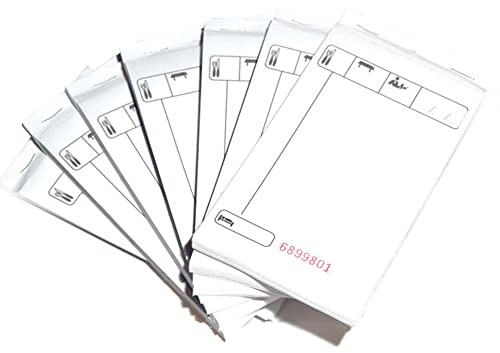 TuTickeT TÉRMICO.com - Comandero Hostelería 10x15 cm Duplicado. Caja de 100 Talonarios de 2 Hojas para Camareros donde Anotar las Comandas del Restaurante (100 uds)