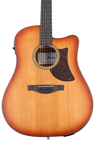 Ibanez AAD50CE-LBS Light Brown Sunburst Low Gloss – västerländsk gitarr