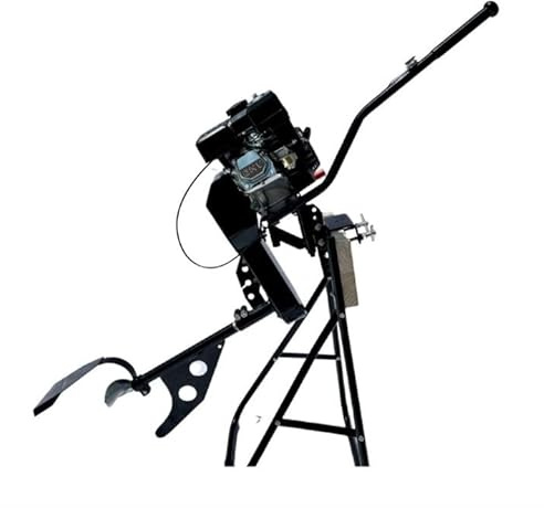 Powerful short tail surface drive for mud motor similar to an outboard motor for 5.5 and 6.5 HP (not engine include)