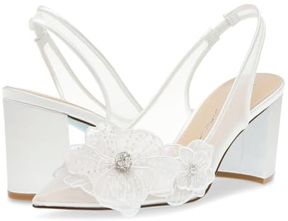 Betsey Johnson Women's Petra Pump, Ivory, 9.5