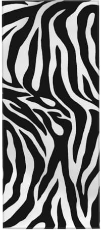 Bedruckte Handtücher mit Zebramuster, ultraweich, dekorative Handtücher für Badezimmer, Küche, Strand, Spa, Fitnessstudio, Yoga, Schwimmen, Heimdekoration, 30,5 x 79,5 cm