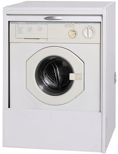 Briconess.com Armario para lavadora con persianas de resina de plástico L 67 x P 59 x A 91 cm Garofalo