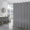 Duschvorhang Anti-Schimmel 180x200cm,Waschbar Duschvorhang,Wasserdichter Duschvorhang,Duschvorhang Grau,Grau Schnell Trocknend Waschbar Anti-Schimmel Duschvorhänge für Dusche,Badewanne,mit 12 Ringen