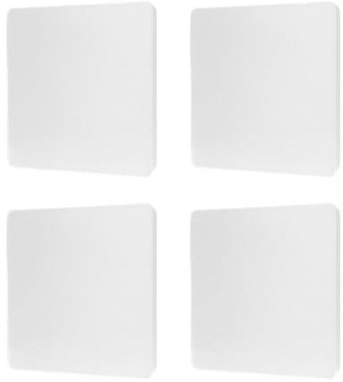 4 Stück Dekorative Wandlochabdeckungen, Wandloch-Kunststoffabdeckungen, Wandloch-Blockierungsabdeckungen, Heimdekorationen, Selbstklebende Wandlochabdeckungen