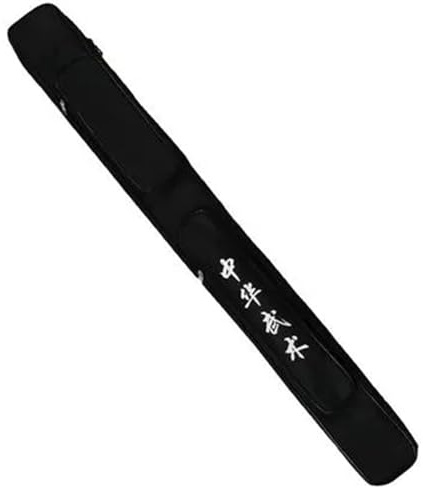 Sword Case Bag,Canvas Sword Bag,Taichi Sword Carrying Bag,Multifunctional Martial Arts Sword Long Weapons Bag,Adjustable Bokken Carrying Bag,Bo Staff Martial Arts Long Bag B,Single layer 90CM