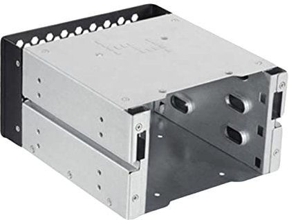 Angoily Triple Bay Hard Drive Rack for External SAS Mounting Bracket Heat Dissipation DIY Expandable Enclosure