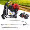 43cc Rucksack mit Langer Reichweite Benzin,2 Stroke Backpack Gas Garden Brush Cutter Grass Trimmer Lawn Mower 3 in 1,für Parks, Wohngebäude, Einkaufszentren, Rasenflächen, landwirtschaftliche Flächen