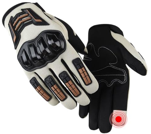 Generisch Gants d'entraînement pour femme - Poignée antidérapante rembourrée pour écran tactile - Pour vélo, moto, extérieur