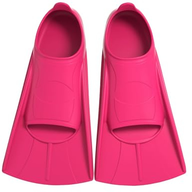 YushengTai Silicone Swimming Fins for Adults and Children - Short Fins for Snorkeling and Diving Beginners - Ideal for Swimming Pool and Sea Training