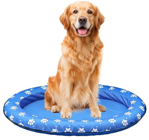 Generisch Bouée de natation pour chien - Avec trou de drainage - Jouet de natation pour animaux de compagnie - Coussin de natation pour animaux de compagnie - Pour animaux de compagnie - Pour les