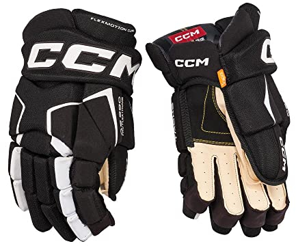 CCM Super Tacks AS-580 Handschuhe Junior, Größe:11 Zoll, Farbe:schwarz/weiß