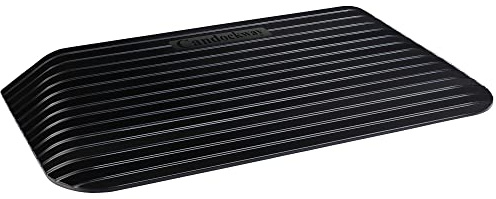 Candockway 3 Rise Threshold Ramps Doorway, Wheelchair Ramp with Non-silp Surface, 4400 LBS Capacity, Solid and Portable, for Steps, Driveway and Curb Black