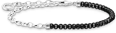 Thomas Sabo Armband mit schwarzen Perlen 925 Sterling Silber A2100-130-11-L17