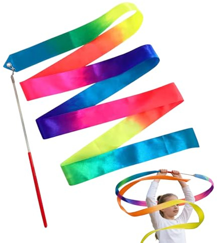Bandes de danse pour enfants | Équipement de danse dégradé Équipement d'exercice, Streamers de danse, pour salle de jeux préscolaire Club École à la maison Fête d'anniversaire Spectacle Spectacle