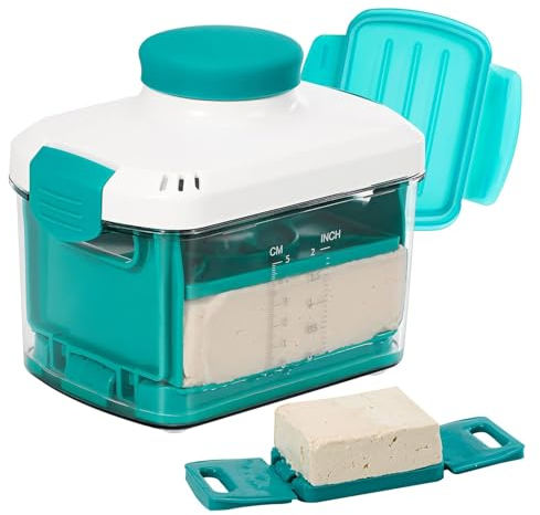 WOGXN Tofupresse - Tofu-Pressform - Verstellbares Tofu- Maker Für Festen Tofus - Multifunktionale Käsepresse Küchen-Kochzubehör -Käseform Mit Pressdeckel, Küchen Gadgets Für Tofus