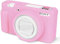 HABNI Custodia Protettiva in Silicone Morbido per Fotocamera Vlog Sony ZV1F/ZV-1M2/ZV-1 Mark II, Rosa
