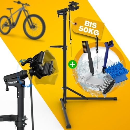 Tarpofix® Fahrrad Montageständer bis 50kg für E-Bike - Reparaturständer