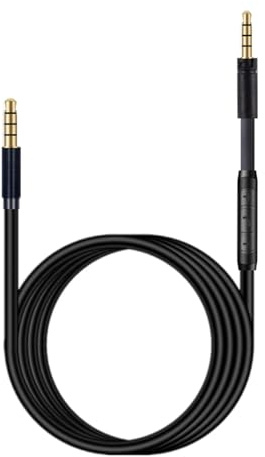 XAGMODSHN 3.5mm Replacement Cable Headsets Cable With In Line Microphones For On-ear 1/2/3 Headphones Cord