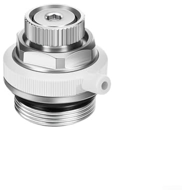 Vanne de purge automatique de radiateur, 1/5 pièces 1,27 cm en cuivre entièrement automatique, grille d'aération avec filetage auto-scellant et joint torique (1 pièce)