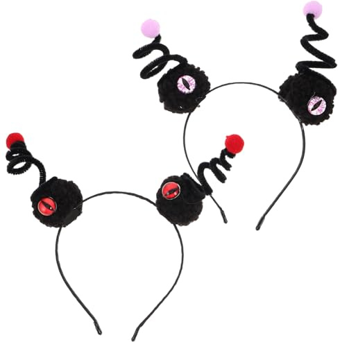 CALLARON 2 Pièces Bandeaux Halloween Œil Mobile Élastique Confortable Accessoires Tête Effrayants pour Fête Carnaval Cosplay Garçon Fille Adultes