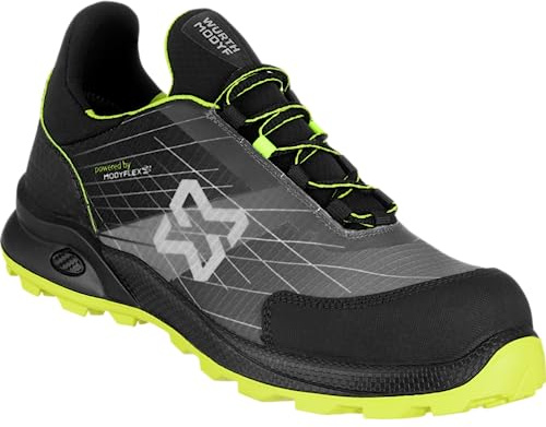 WÜRTH MODYF Scarpa da Lavoro Triton S3 Nero Lime - Taglia 46