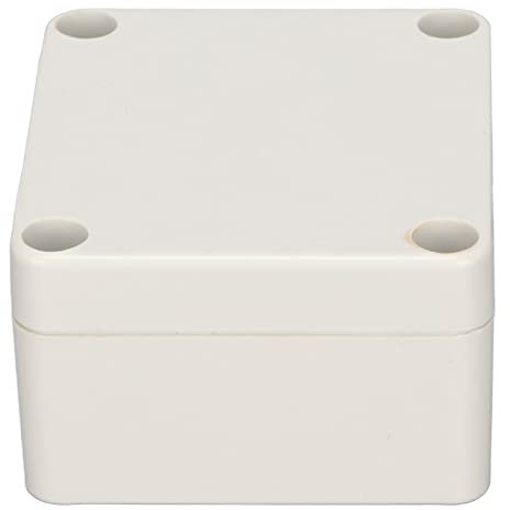 Scatola di Giunzione Elettronica, Scatola di Derivazione Plastica ABS IP65 Scatola di Giunzione Elettrica Antipolvere Impermeabile Custodia Esterna per Elettronica(63 * 59 * 35 mm)