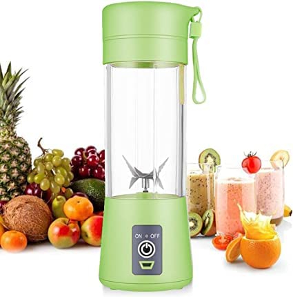 Portable Blender, Mini Blender for Shakes and Smoothies with Rechargeable USB, 380Ml Traveling Portable Fruit Veggie Juicer Cup Blender With 6 Blades