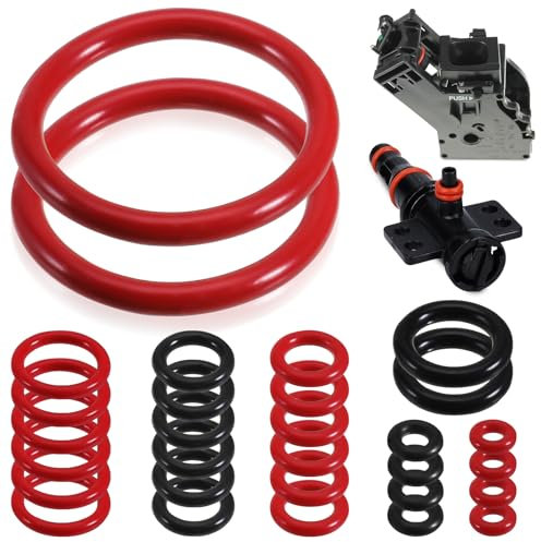 UICCVOKK 30 Stück Dichtungsringe für Philips Kaffeevollautomat Ersatzteile,Philips Latte Go Dichtungsringe,Silikon O-Ring Dichtung Wartungssatz Saeco Dichtungssatz