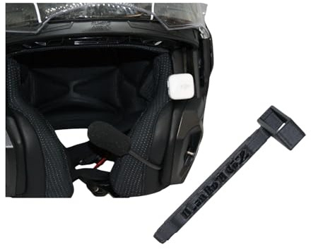 Supporto Per Microfono Mic Mini Inserimento Dentro Il Casco Moto Auto Kart per Vlog Telecronaca durante la Marcia Ideale per Commentare, audio Vicino alla Bocca