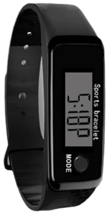 Orologio contapassi, impermeabile, per fitness, portatile, contapassi, con display a LED, distanza calorie, contapassi, contapassi, smart activity tracker per donne e uomini