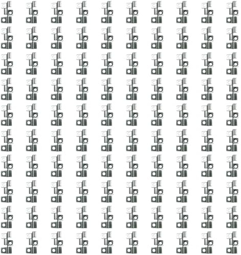 100 Inspaces Practical Deck Clip Elementi di fissaggio in acciaio inox per terrazze pannelli di copertura che includono viti e bitdesigns esterno Decking Hardware