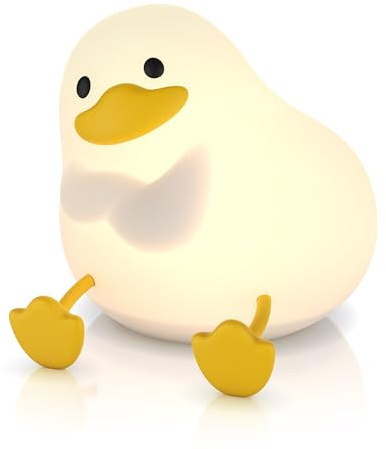 Mybeo - Nachtlicht für Babys und Kinder dimmbar – RGB Nachtleuchte mit Farbwechsel – mit Akku – Timer – 3 Helligkeitsstufen – Einschlafhilfe – Silikon Touch - für Schlafzimmer, Kinderzimmer, Flur