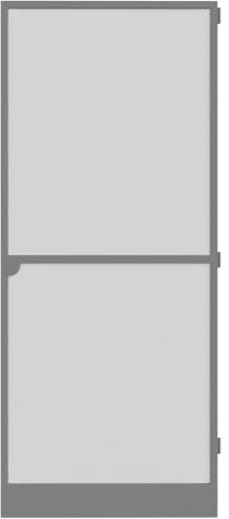 Amig - Zanzariera per Porta - 100 x 220 cm - Protezione Efficace - Regolabile - Kit Completo con Telaio, Rete e Accessori - Alluminio e Fibra di Vetro - Grigio Antracite - Anti-Zanzare - Mod. MP01
