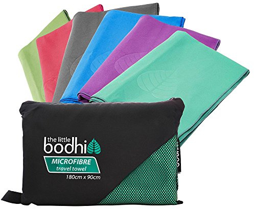 The Little Bodhi Microfibre Towel Turquoise 100cm x 50cm