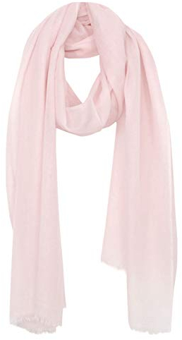 Bovari Kaschmir Schal Damen - 100% Kaschmir - Extra Leicht/Hauchzart - Premium Cashmere - extra dünner Schal/Sommerschal - 200 x 70 cm (Rosa)