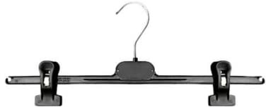 HOME & LAUNDRY Grucce in Plastica per Gonne e Pantaloni 35 Cm con Pinze Regolabili e Gancio Girevole (10)