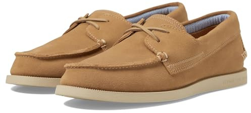 Sperry Men's Authentic Original Sirocco Boat Shoe, Tan Suede, 9