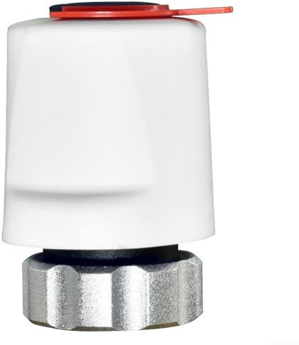 Zoegneer Actuador de calefacción eléctrica termostato de calefacción de piso distribuidor de agua control de temperatura ambiente válvula de calefacción eléctrica cabeza de accionamiento (AC230V NO)