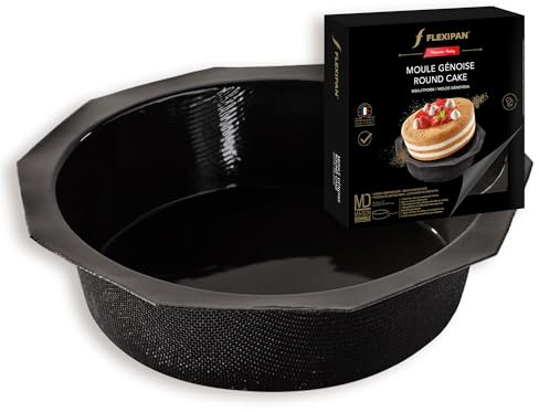 Silpat Flexipan tårtform med runda lager – den ursprungliga nonstick-bakformen tillverkad i Frankrike sedan 1965 – Betrodd av världsklass kockar – certifierad livsmedelssäker Flexipan®-teknik (24 cm