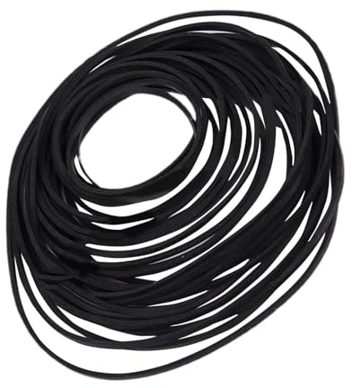 Kassettbandspelare drivrem set – ersättningsband kvadratisk | universal | symaskinrem och hybridkassettremmar för vibrationsfri ljudåtergivning, 30-pack