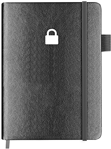 Hardcover-Passwortbuch mit alphabetischer Tabs - 11.8 x 15.5cm Internet-Passwort-Aufbewahrungsbuch, Passwort-Notizbuch für Büro oder Zuhause