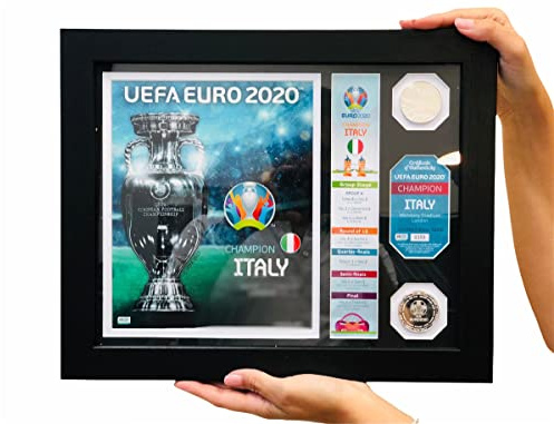 UEFA EURO 2020 Trophée officielle Italie champion d'Europe - Un document pour ne pas oublier