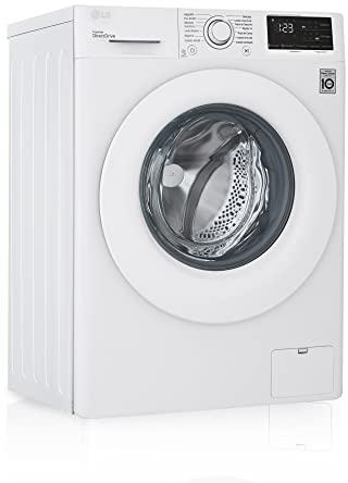 LG F4WV3009N3W - Lavadora inteligente, 9Kg, AI Direct Drive TM, Clasificación B, Serie 300, Blanca