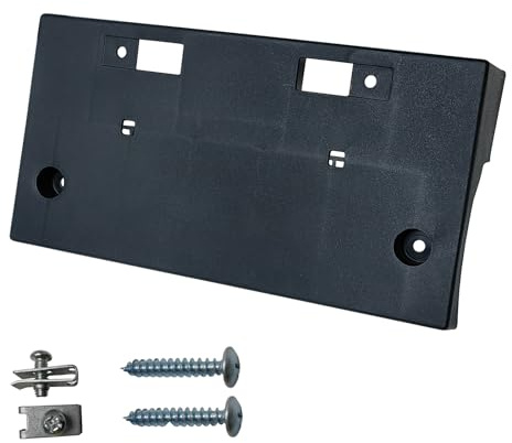 KYYET Front Bumper License Tag Plate Frame Bracket Holder Compatible with Nissan Frontier 2005-2019 Steel Bumper Replace 96210EA800, NI1068136