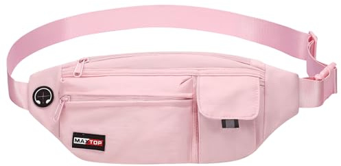 MAXTOP Bauchtasche Herren Damen Laufgürteltasche, modische Gürteltasche Hüfttasche wasserdicht, Reise Geldgürtel, Handyhalter für Yoga, Fitnessstudio, Joggen, Workout, Fitness, Training