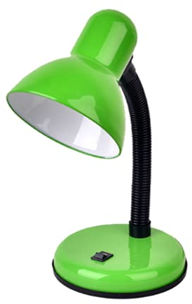 SSNCcNC Grün, Schreibtischlampe Retro Leselampe Einfache Modern Tischlampe, Kinder Büro Leselampe Retro Lesetischlampe Klassische Studierlampe Arbeitslampe Bürolampe Schlafzimmer E27