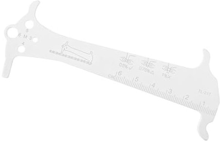 Road Bike Chain Tool Measuring Ruler Bicycle Chain Wear Indicator Checker Bicycle Chain Gauge Measuring Ruler