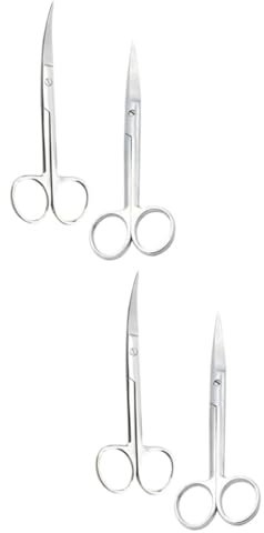 DEARMAMY 2 Set Forbici Per Di Animali Forbici Per Modellare I Di Animali Per Parrucchieri Per Per A Testa Tonda Tagliacapelli Per 2 pezzi*2