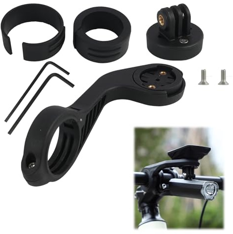 Riybyds Support de Guidon de Vélo Universel pour Ordinateurs de Vélo, Compatible avec GPS G/G+, Tailles de Guidon 25,4 mm et 31,8 mm - Accessoire pour Cyclistes, Robuste et Polyvalent